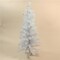 Northlight 34908443 3 ft. Pre-Lit Woodbury White Pine Slim Artificial Christmas Tree, Green Lights